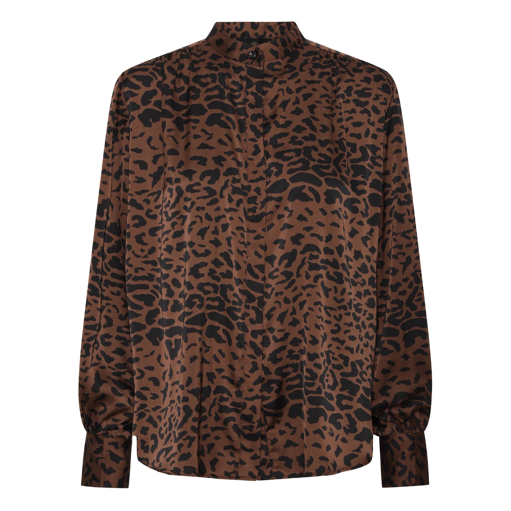 Cornelia Shirt – Brandy Leopard | KARMAMIA Copenhagen