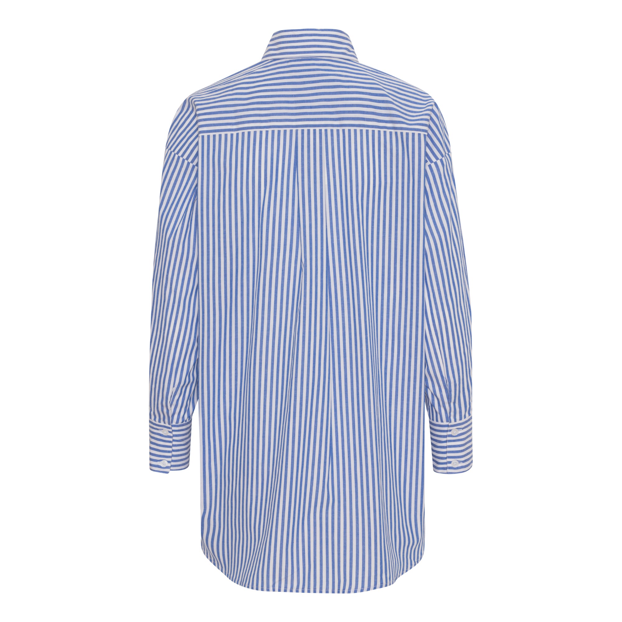 Charlie Shirt – Royal Blue Cotton | KARMAMIA Copenhagen