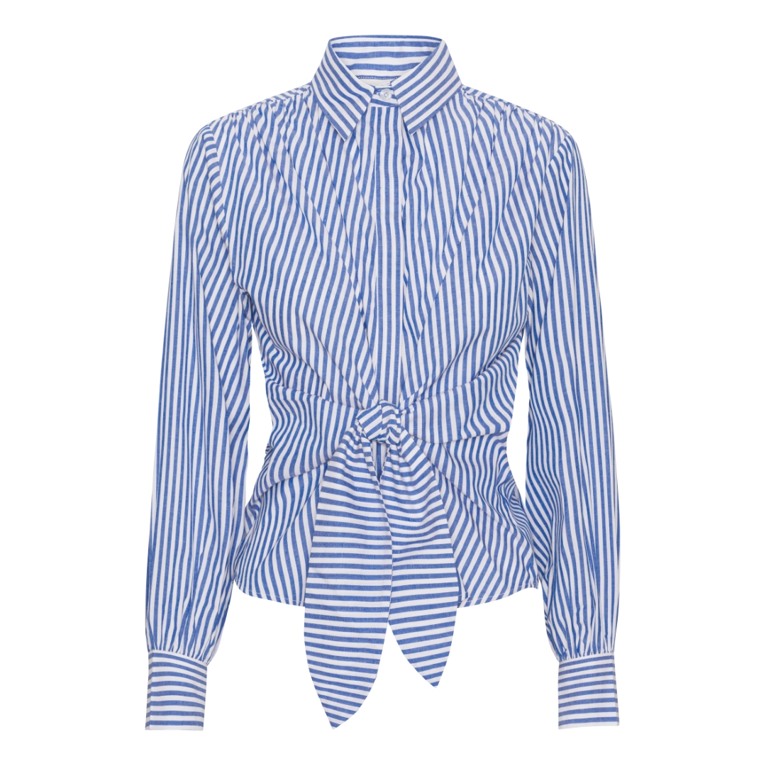 Lee Shirt – Sea Stripe Cotton | KARMAMIA Copenhagen