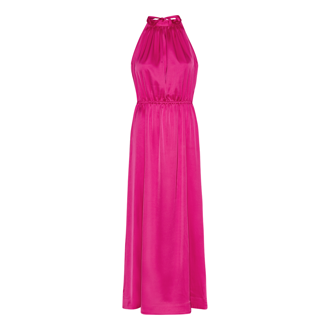 Lulu Dress – Semi Rich Fuchsia Pink